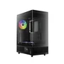 Gabinete Gamer Gamdias Atlas E1 ARGB 3 Fans S/fonte Atx Midtower Display Digital Preto - Atlas E1