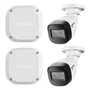 Kit 2 Câmeras Intelbras Vhd 1130 B Hd 720p Infra 30m Ip67 2 Caixas Cftv Vbox 1100e Branca Intelbras