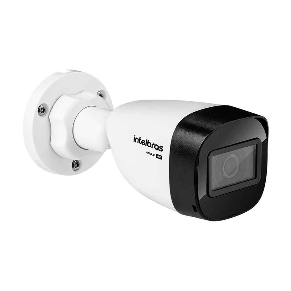 Kit 2 Câmeras Intelbras Vhd 1130 B Hd 720p Infra 30m Ip67 2 Caixas Cftv Vbox 1100e Branca Intelbras