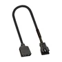 Cabo JST SM 3P VDG Macho, Adaptador Para ARGB 5v 3 Pinos, 30cm, Compatível com Fitas de LED, Water Coolers e Fans