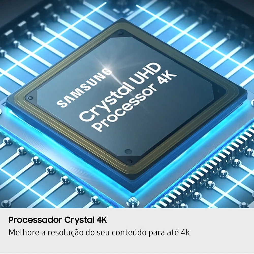 Samsung Smart TV 50" Crystal UHD 4K U8600F 2025, Xbox Cloud Gaming, Canais Gratuitos, Alexa
