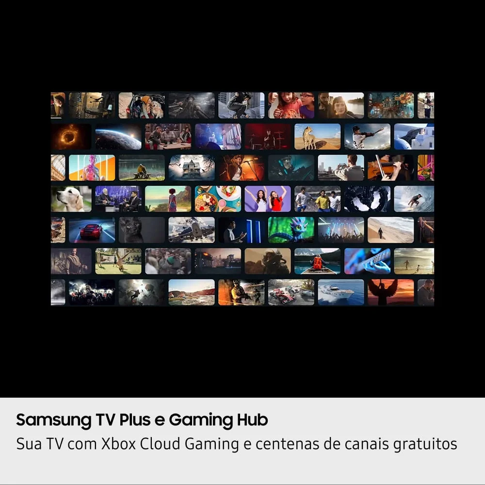 Samsung Smart TV 50" Crystal UHD 4K U8600F 2025, Xbox Cloud Gaming, Canais Gratuitos, Alexa