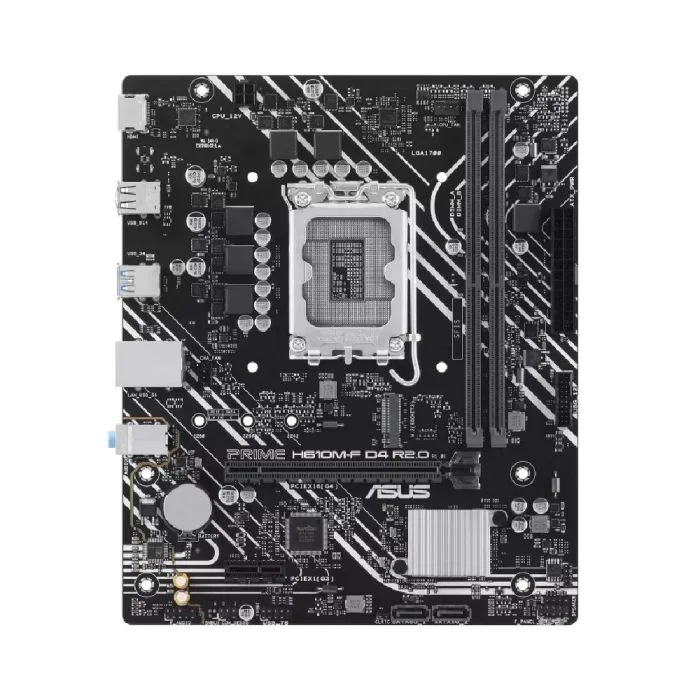 Placa Mãe Asus Prime H610m-f D4 R2.0 LGA 1700 2xDDR4 Intel H610 Matx Placa Mãe Asus Prime H610m-f D4 R2.0 LGA 1700 2xDDR4 Intel H610 Matx