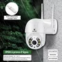Câmera Segurança Ip Externa Rotativa Wifi Prova Dágua Full Hd 1080p