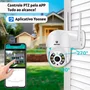 Câmera Segurança Ip Externa Rotativa Wifi Prova Dágua Full Hd 1080p
