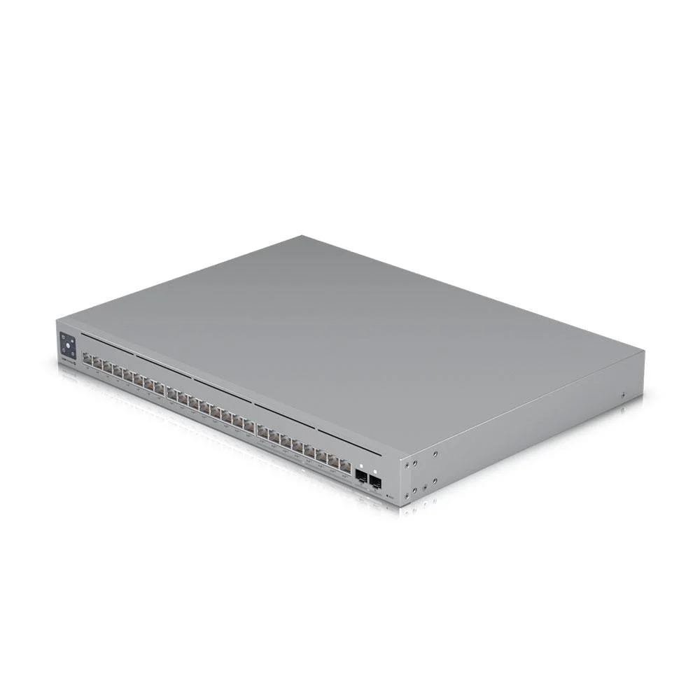 Switch Ubiquiti Gerenciável L3 24 Portas Sendo 8 De 2.5 Gigabit + 02 Sfp+ De 10gb Usw-pro-max-24-poe