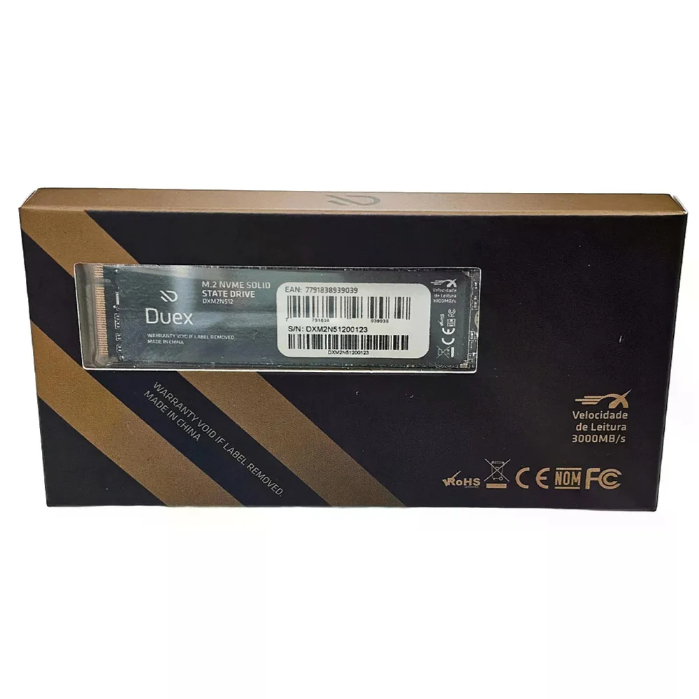 SSD 512gb Duex Squad M.2 2280 Nvme PCie Dxm2n512 SSD 512gb Duex Squad M.2 2280 Nvme PCie Dxm2n512