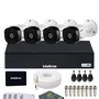 Kit 4 Câmeras Intelbras 1120b Dvr Mhdx 4 Canais Intelbars Com SSD 512gb.