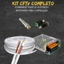 Kit Intelbras 4 Câmeras Vhl 1120d Ir 20m, Dvr 4 Canais 1104-c SSD 512gb.