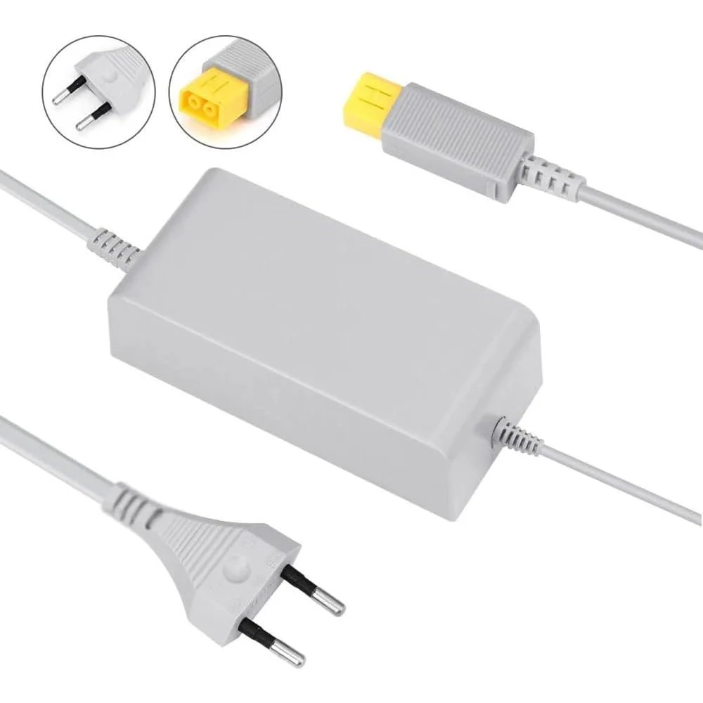 Fonte De Energia Cabo Alimentação Carregador Ac Adapter Bivolt Compatível Com Nintendo Wii U Fonte De Energia Cabo Alimentação Carregador Ac Adapter Bivolt Compatível Com Nintendo Wii U