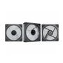 Kit Cooler K-mex ARGB Aaua Infinity3d 3 Coolers 120 Mm Com Controladora