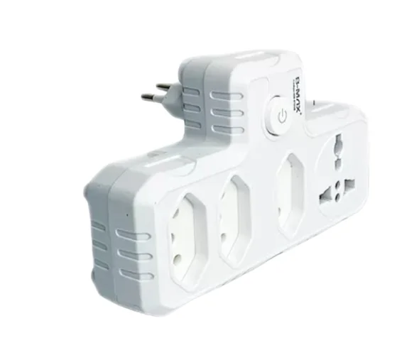 Adaptador Universal De Tomada 3 Tomadas Pinos Com Usb Tipo C Carregador Rápido Adaptador Universal De Tomada 3 Tomadas Pinos Com Usb Tipo C Carregador Rápido