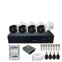 Kit 4 Câmeras Intelbras 1120b Hd Dvr De 04 Canais Alta Performance  Hd 500gb No Dvr