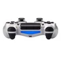 Controle Compatível Com Ps4 Dualshock 4 Joystick Sem Fio Bluetooth - Silver