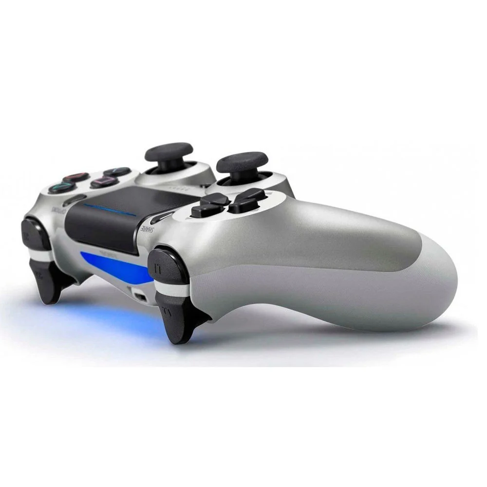 Controle Compatível Com Ps4 Dualshock 4 Joystick Sem Fio Bluetooth - Silver Controle Compatível Com Ps4 Dualshock 4 Joystick Sem Fio Bluetooth - Silver