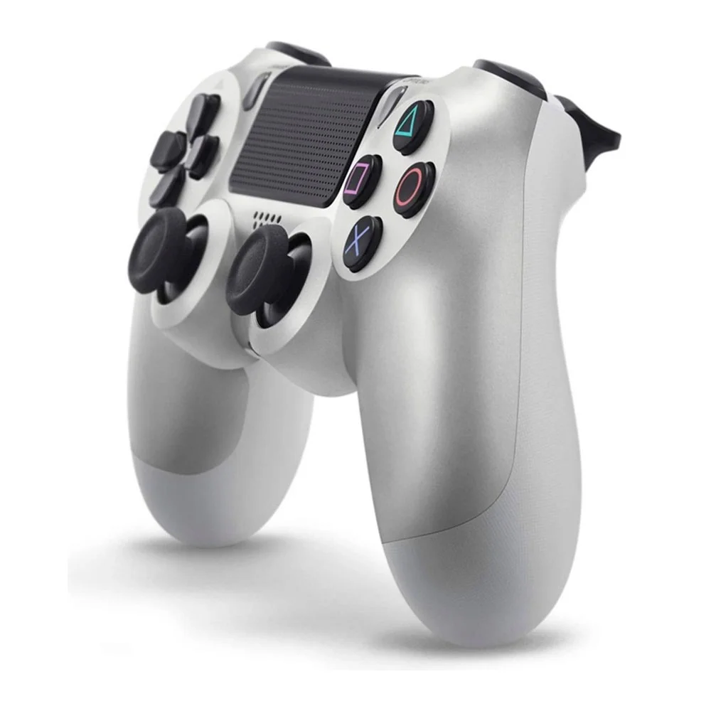 Controle Compatível Com Ps4 Dualshock 4 Joystick Sem Fio Bluetooth - Silver Controle Compatível Com Ps4 Dualshock 4 Joystick Sem Fio Bluetooth - Silver