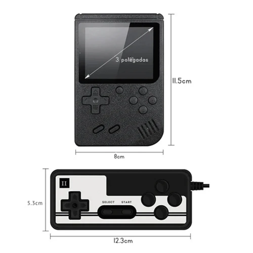 Console De Jogo Portátil Mini Jogador Retrô Com 400 Jogos Fc Clássicos, Console Portátil De Tela De 3,0 " Para Tv E Dois Jogadores Para Crianças Adultos Console De Jogo Portátil Mini Jogador Retrô Com 400 Jogos Fc Clássicos, Console Portátil De Tela De 3,0 " Para Tv E Dois Jogadores Para Crianças Adultos