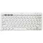 Teclado Bluetooth Retro Plus Tc510 Oex Branco
