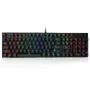 Teclado Mecânico Gamer Redragon Devarajas, RGB, Switch Brown, Preto - Preto - Unissex - Único