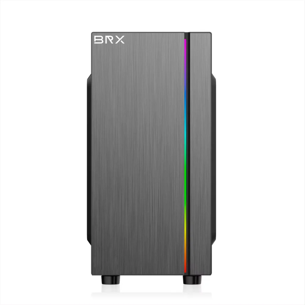Gabinete Gamer Brx Nexus F754 Mini Tower LED Usb 2.0 S/fans Preto