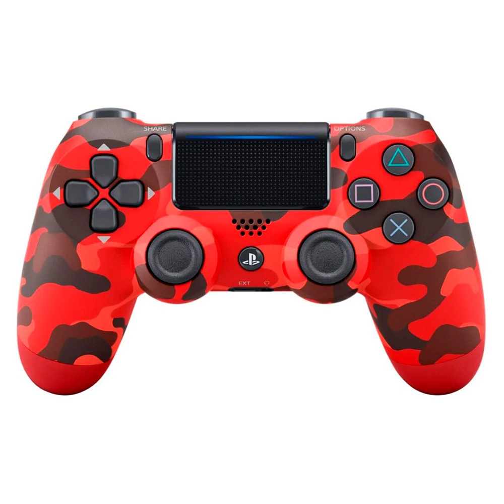 Controle Compatível Com Ps4 Dualshock 4 Camuflado Vermelho Controle Compatível Com Ps4 Dualshock 4 Camuflado Vermelho