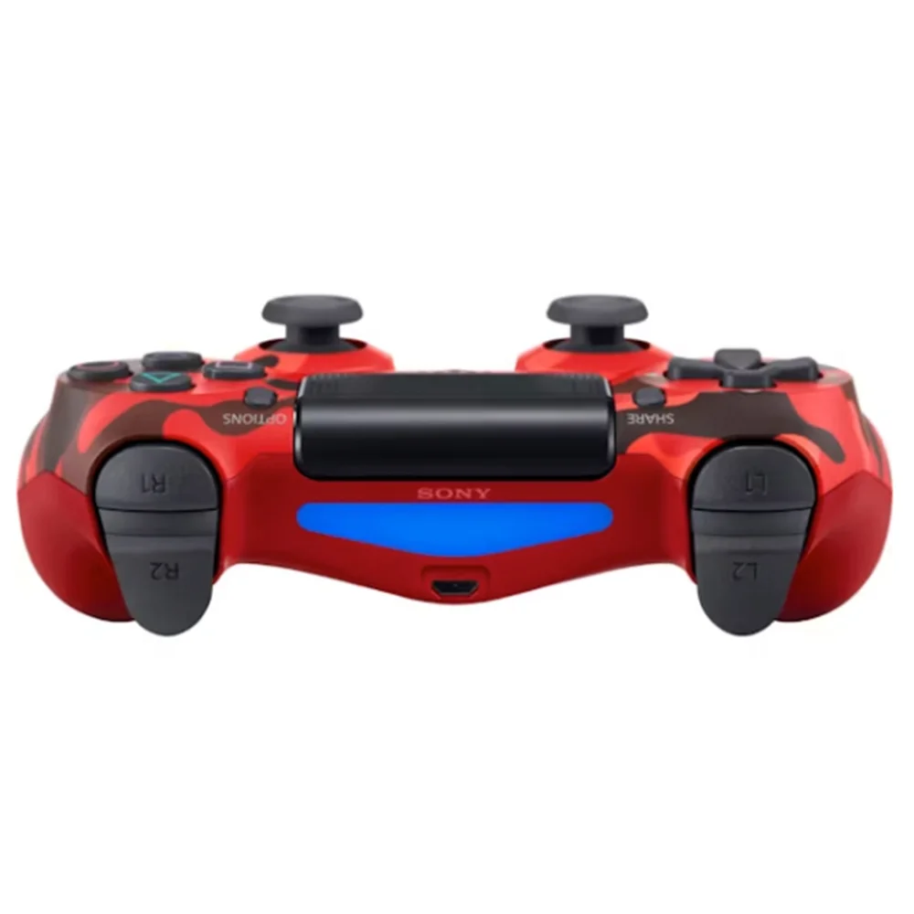 Controle Compatível Com Ps4 Dualshock 4 Camuflado Vermelho Controle Compatível Com Ps4 Dualshock 4 Camuflado Vermelho