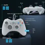 Controle Usb Com Fio Para XBOX 360 Computador Notebook Branco
