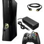 Console 360  4gb Standard Cor Matte Black + 1 Controle Com Fio