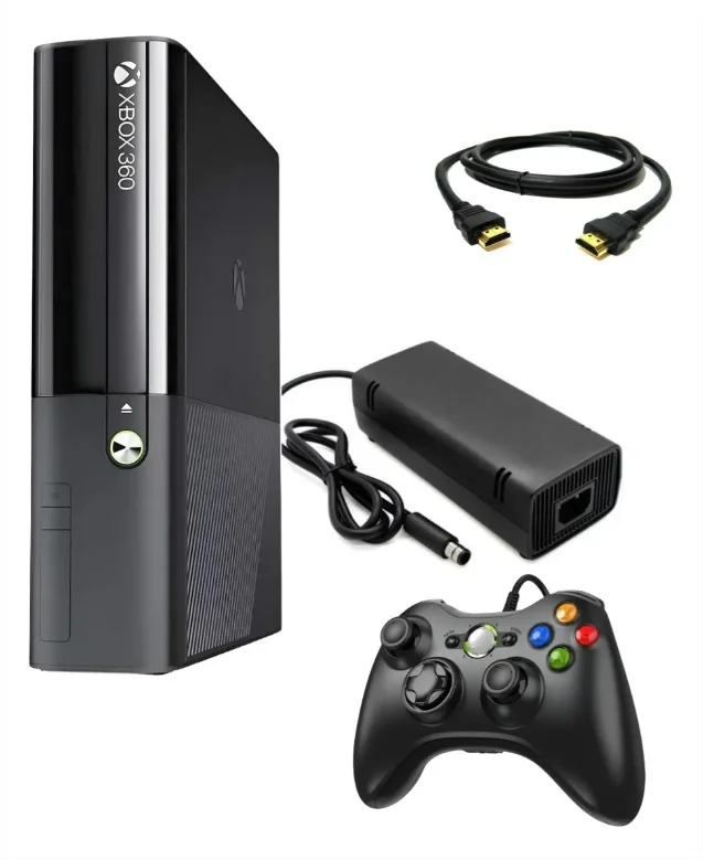 Console 360 4gb Standard Cor Matte Black + 1 Controle Com Fio Console 360 4gb Standard Cor Matte Black + 1 Controle Com Fio