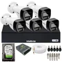 Kit 5 Câmeras Imagem Coloridas 1120b Full Color Intelbras Dvr Intelbras 08 Canais 1108-c Acompanha Hd No Dvr.