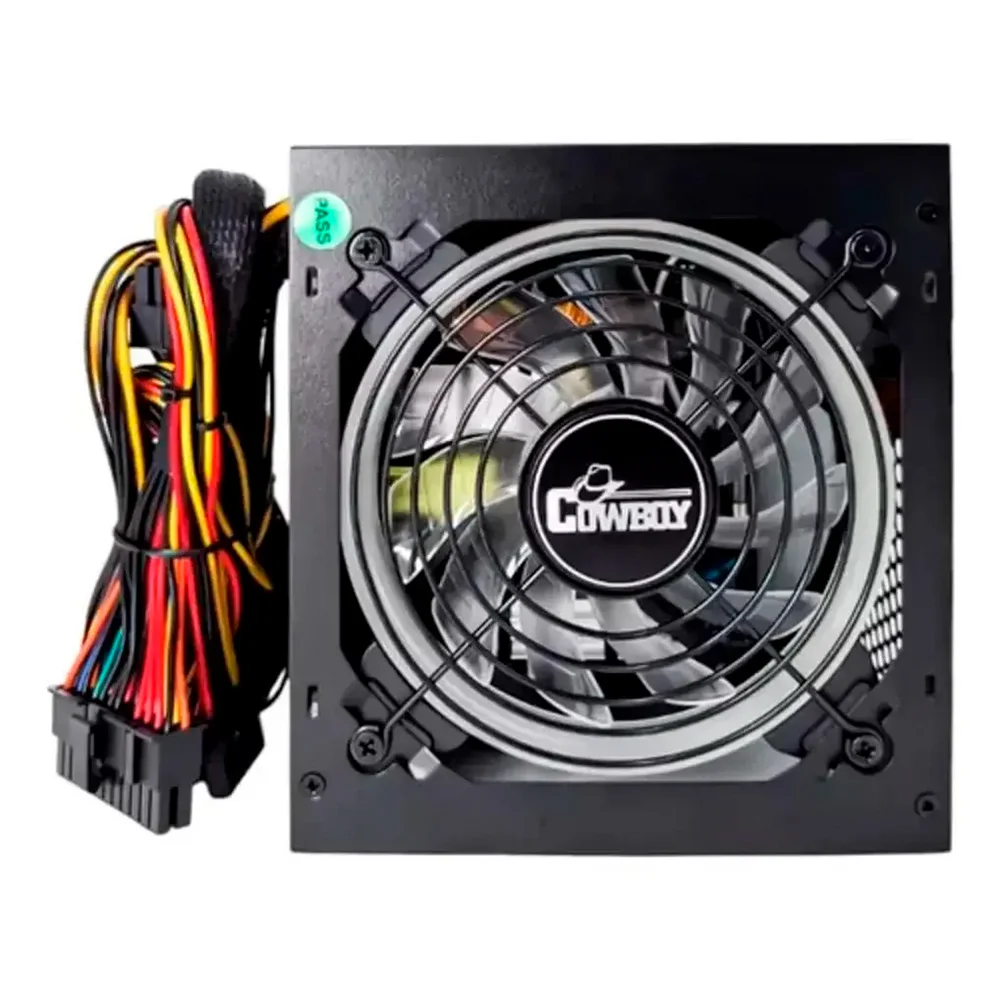 Fonte De Alimentação Atx 600w Bivolt Manual Com LED RGB - Kp-535RGB Fonte De Alimentação Atx 600w Bivolt Manual Com LED RGB - Kp-535RGB
