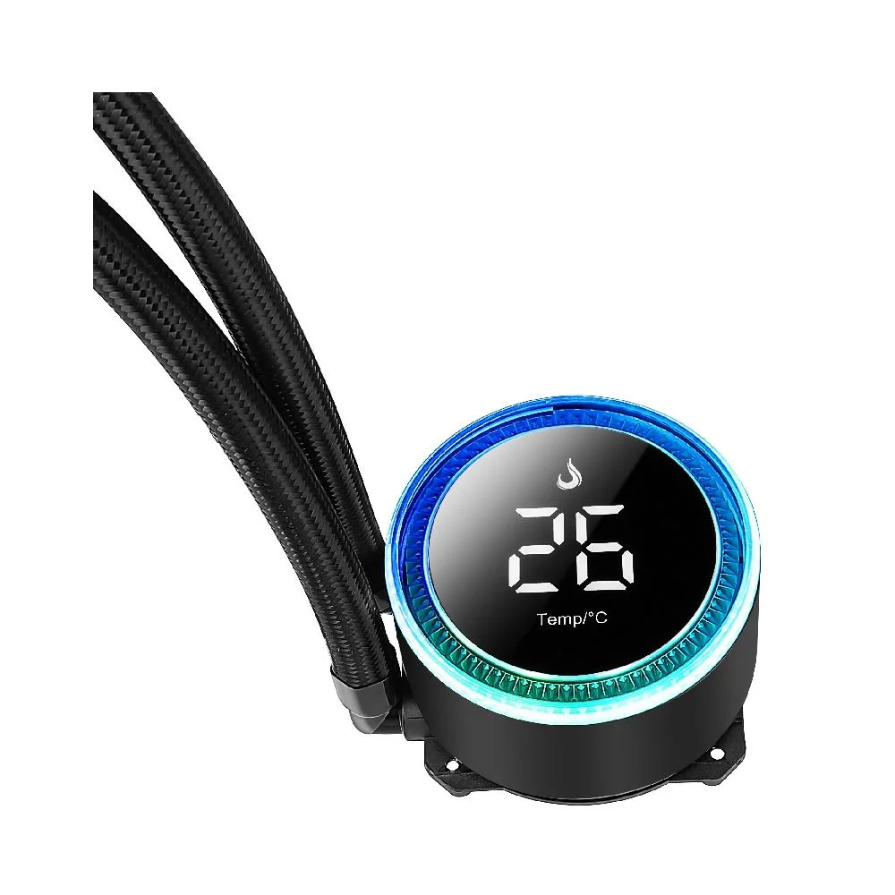 Water Cooler Rise Mode Aura Ice Black, ARGB, 360mm, AMD/Intel, Preto - RM-WAIB-06-ARGB Water Cooler Rise Mode Aura Ice Black, ARGB, 360mm, AMD/Intel, Preto - RM-WAIB-06-ARGB