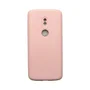 Capa Moto G6 Play Silicone Aveludada Protege Câmera Colorida Capinha Anti Impacto Moto G6 Play:rosa 05