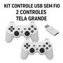 Game Retrô Com 25.000 Jogos + 2 Controles Sem Fio | Plug & Play Via Usb