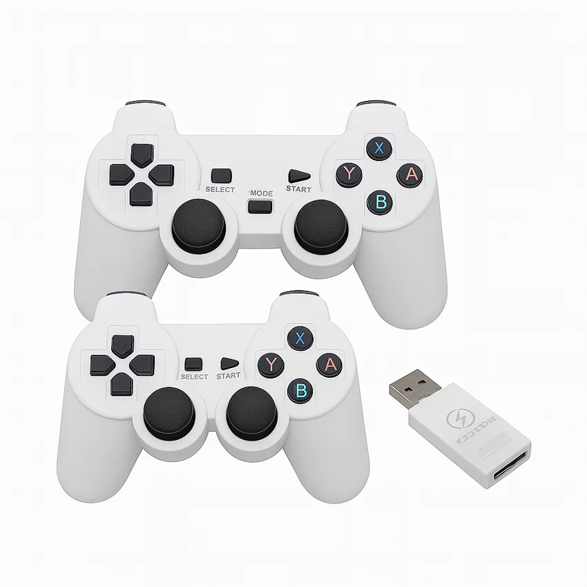 Game Retrô Com 25.000 Jogos + 2 Controles Sem Fio | Plug & Play Via Usb Game Retrô Com 25.000 Jogos + 2 Controles Sem Fio | Plug & Play Via Usb