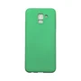 Capa Samsung J6 Silicone Aveludada Protege Câmera Colorida Capinha Anti Impacto J6:verde Claro