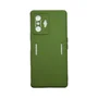 Capa Xiaomi Poco F4 Gt Silicone Aveludada Protege Câmera Colorida Capinha Anti Impacto Poco F4 Gt:verde Militar