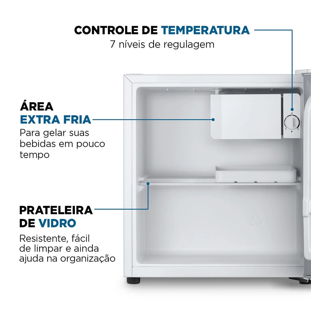 Frigobar Mondial 46l Porta Reversível Branco Fgb-01-w50 Frigobar 50l - Fgb-01-w50 - 127v/60hz Frigobar Mondial 46l Porta Reversível Branco Fgb-01-w50 Frigobar 50l - Fgb-01-w50 - 127v/60hz