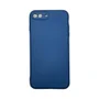 Capa Iphone 7 Plus / 8 Plus Silicone Aveludada Protege Câmera Colorida Capinha Anti Impacto Iphone 7 Plus:azul Escuro