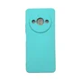 Capa Xiaomi Redmi A3 / Poco C61 Silicone Aveludada Protege Câmera Colorida Capinha Anti Impacto Redmi A3 / Poco C61:turq