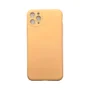 Capa Iphone 11 Pro Max Silicone Aveludada Protege Câmera Colorida Capinha Anti Impacto 11 Pro Max:nude