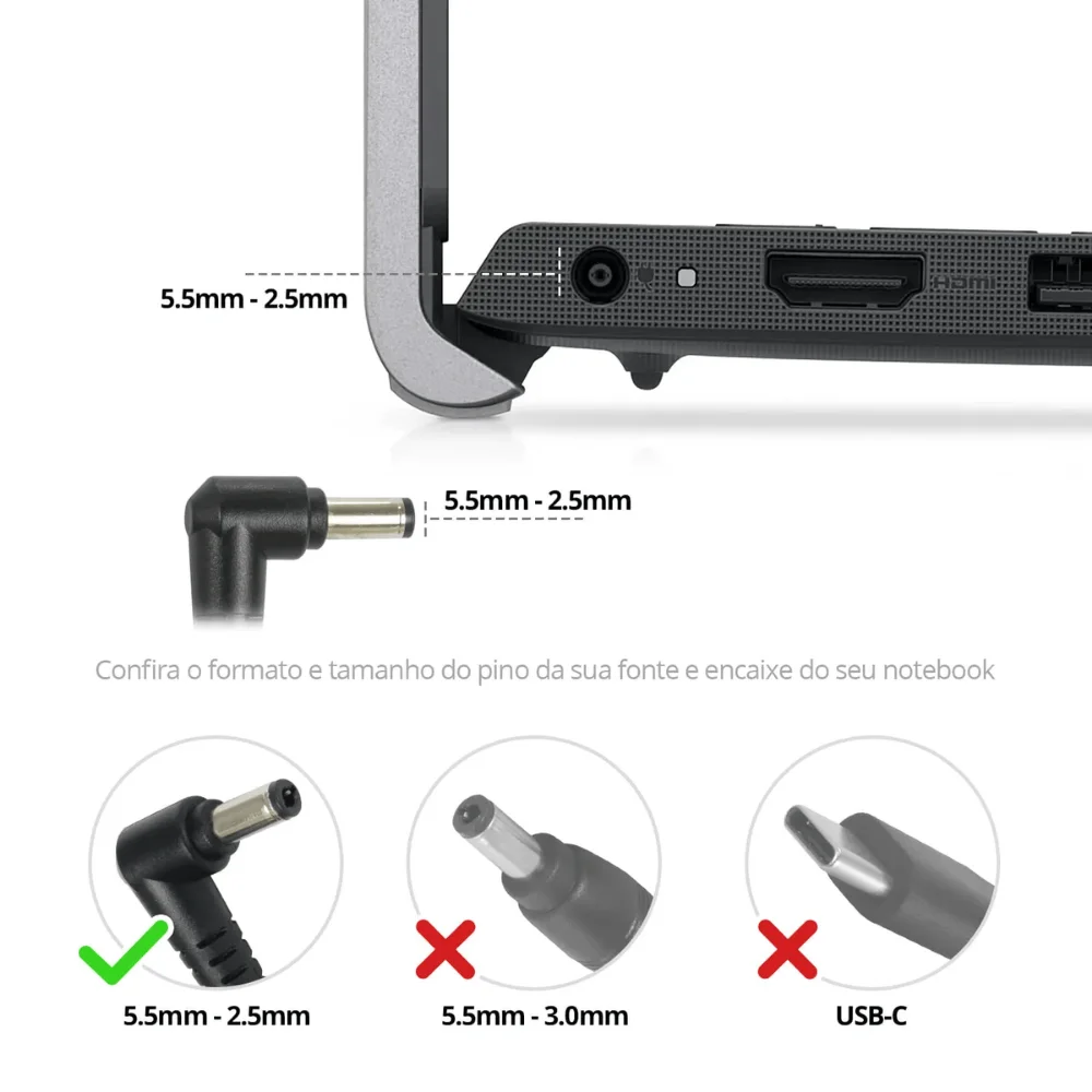 Fonte Carregador Notebook Bb20-19v-230w Asus Acer Lenovo - view 5