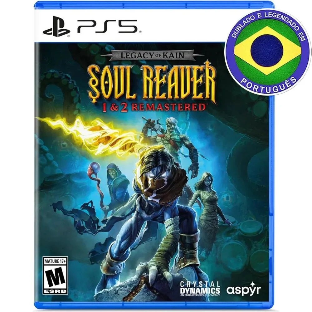 Legacy Kain Soul Reaver Ps5 Mídia Física Dublado Português Legacy Kain Soul Reaver Ps5 Mídia Física Dublado Português