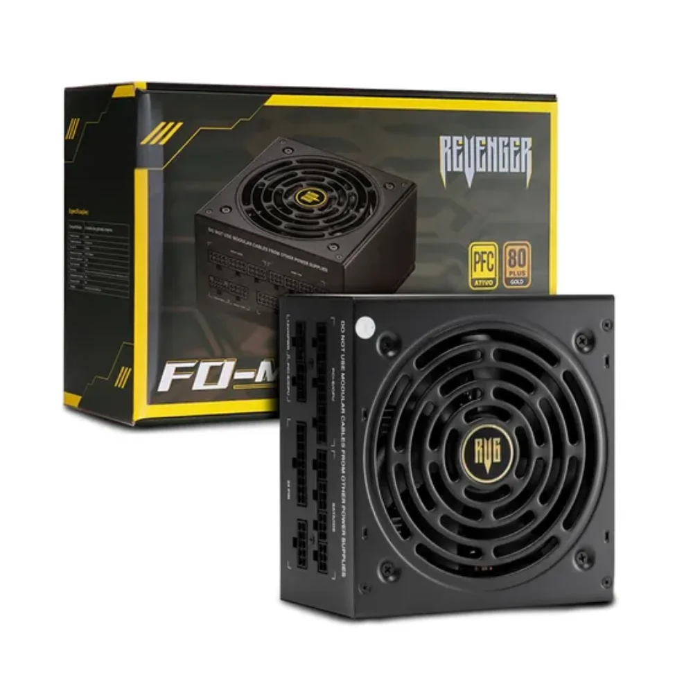 Fonte Atx 1000w Real 80plus Gold Revenger Box Fonte Atx 1000w Real 80plus Gold Revenger Box
