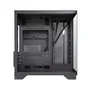Gabinete Gamer Duex Aquário Dxss05b, Vidro Temperado, Sem Fans, Preto