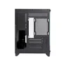 Gabinete Gamer Duex Aquário Dxss05b, Vidro Temperado, Sem Fans, Preto