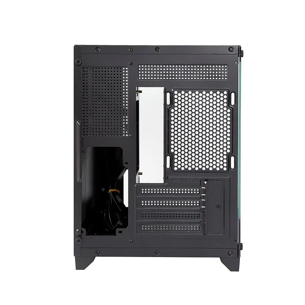 Gabinete Gamer Duex Aquário Dxss05b, Vidro Temperado, Sem Fans, Preto Gabinete Gamer Duex Aquário Dxss05b, Vidro Temperado, Sem Fans, Preto
