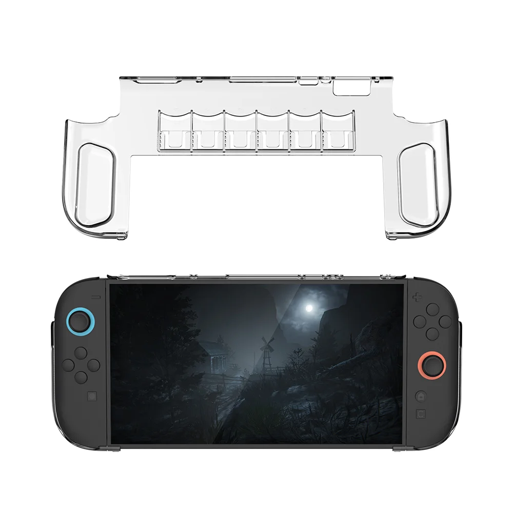 Tns-3155 For Switch 2 Capa Dura De Plástico Transparente Crystal