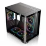 Gabinete Gamer Rise Mode Glass Curvo, M-ATX, Mid Tower, Lateral e Frental em Vidro, Preto - RM-GA-GC-FB