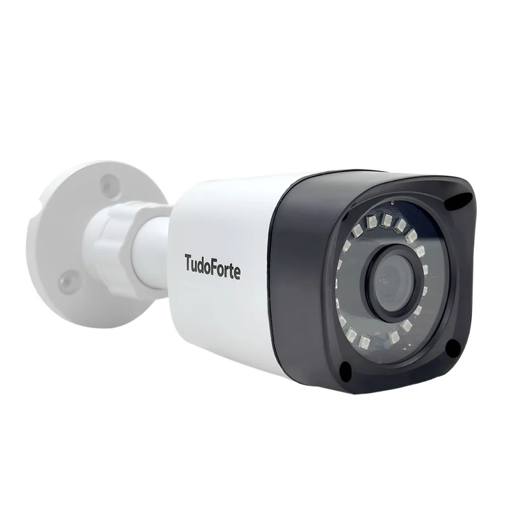 Kit 2 Câmeras Tudo Forte Full Hd Bullet Visão 20m Ip66 + Dvr Intelbras Mhdx 1104c 4 Canais + Hd 1TB